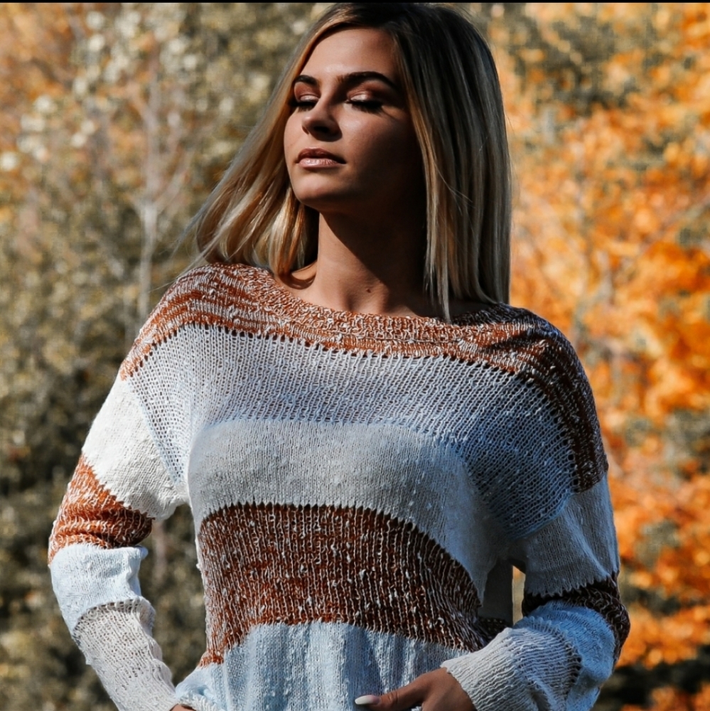 RELISTED Storia colorblock lightweight sweater - Picture 4 of 7